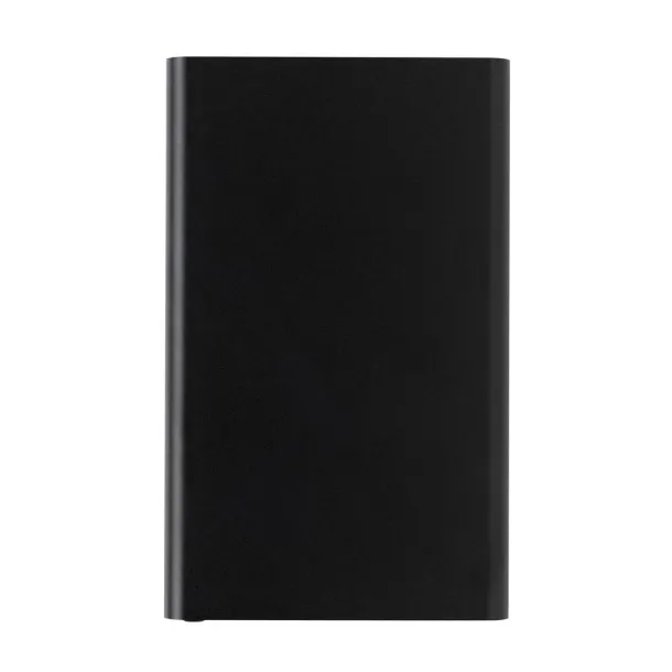  Prijenosna baterija od RCS reciklirane plastike/aluminija, 4 000 mAh - XD Collection Crna