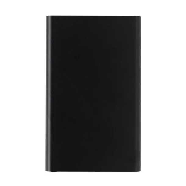  Prijenosna baterija od RCS reciklirane plastike/aluminija, 4 000 mAh - XD Collection Crna