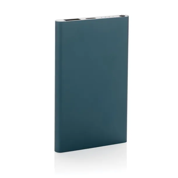  Prijenosna baterija od RCS reciklirane plastike/aluminija, 4 000 mAh - XD Collection Plava