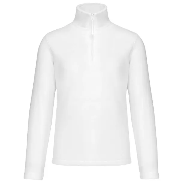 ENZO ZIP NECK MICROFLEECE JACKET - Kariban White