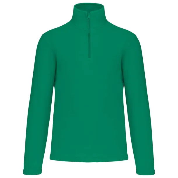 ENZO ZIP NECK MICROFLEECE JACKET - Kariban Kelly zelena