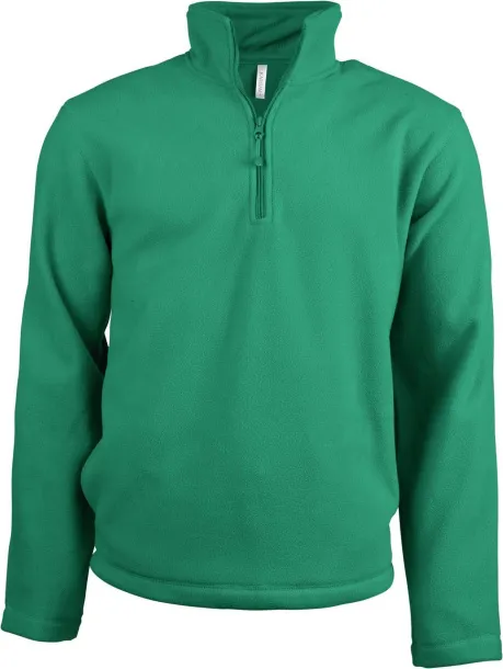 ENZO ZIP NECK MICROFLEECE JACKET - Kariban Kelly zelena