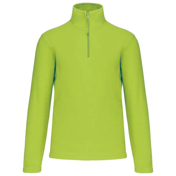 ENZO ZIP NECK MICROFLEECE JACKET - Kariban Lime