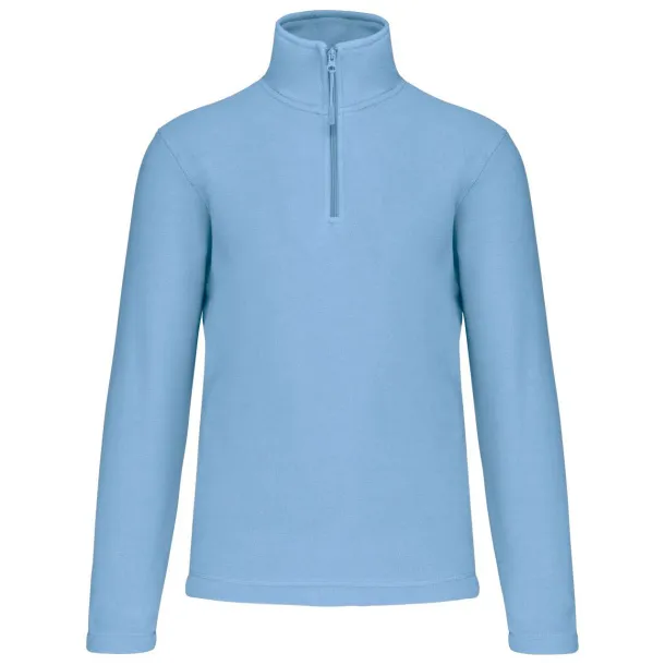 ENZO ZIP NECK MICROFLEECE JACKET - Kariban Sky blue