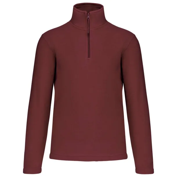 ENZO ZIP NECK MICROFLEECE JACKET - Kariban Wine