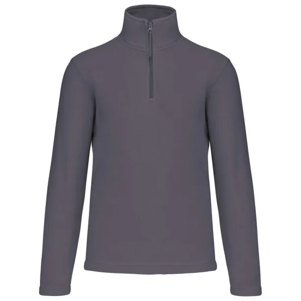 ENZO ZIP NECK MICROFLEECE JACKET - Kariban Convoy Grey