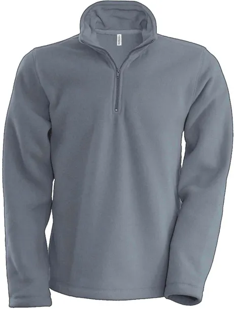 ENZO ZIP NECK MICROFLEECE JACKET - Kariban Convoy Grey