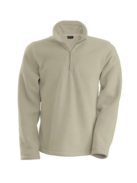 ENZO ZIP NECK MICROFLEECE JACKET - Kariban Beige