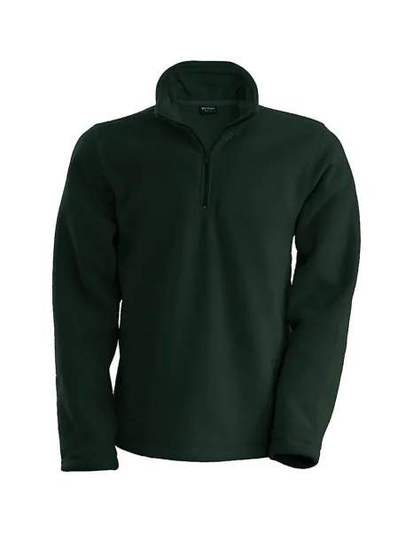 ENZO ZIP NECK MICROFLEECE JACKET - Kariban Šumski zelena