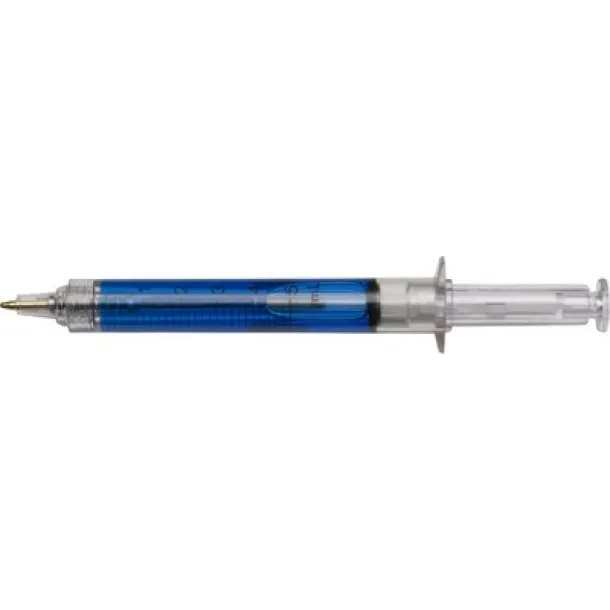  Ball pen "syringe" Plava