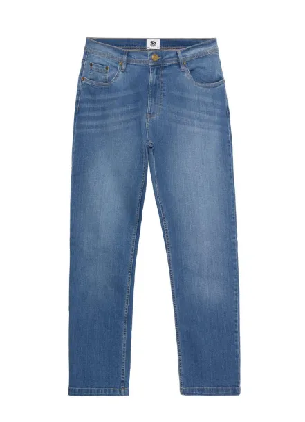 LEO STRAIGHT JEANS - So Denim Mid Blue Wash