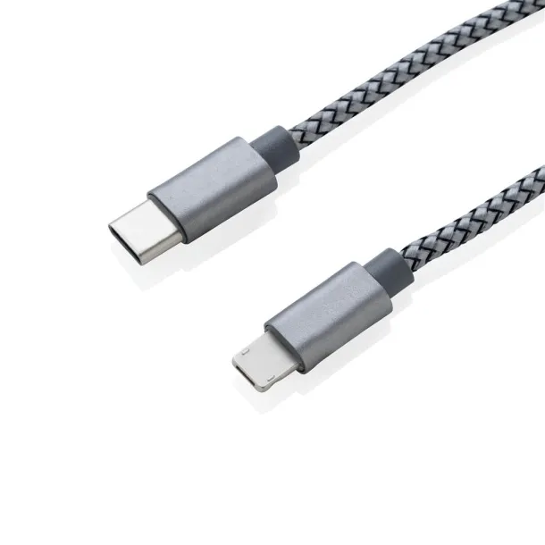  3-in-1 braided cable - XD Collection Grey 