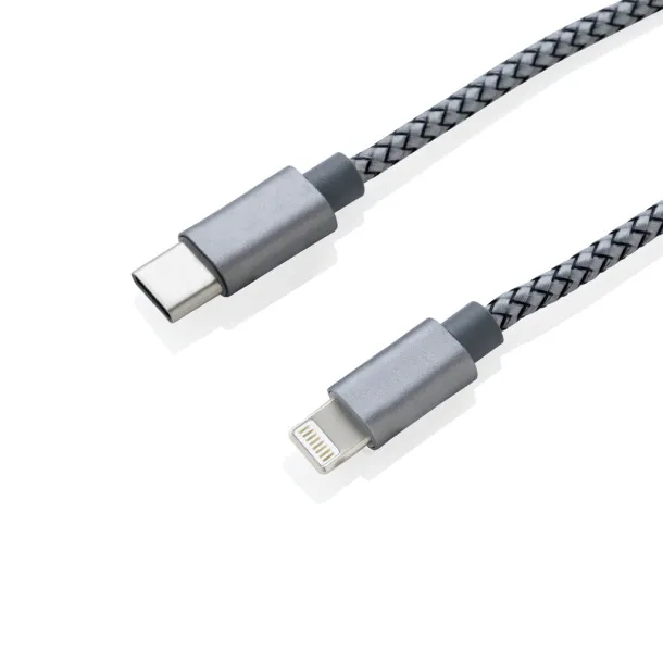  3-in-1 braided cable - XD Collection Grey 