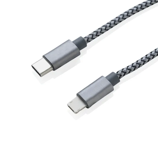  3-in-1 braided cable - XD Collection Grey 