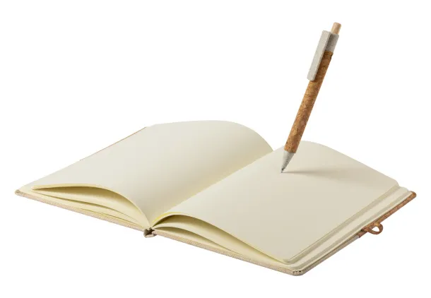 Gennar notes s kemijskom olovkom, A5 Prirodna