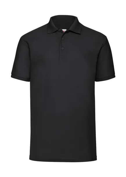  Polo majica, 180 g/m² - Fruit of the Loom Crna