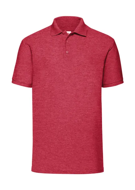  65/35 Polo - Fruit of the Loom Heather Red