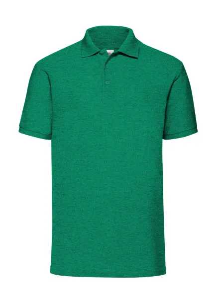  65/35 Polo - Fruit of the Loom Heather Green