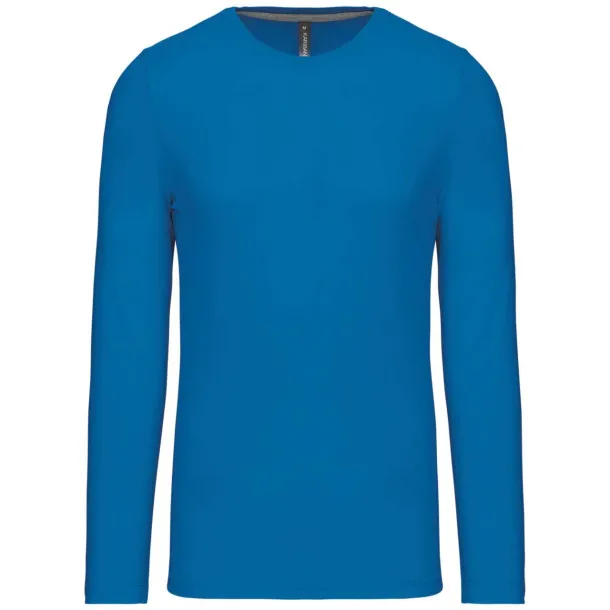  MEN'S LONG-SLEEVED CREW NECK T-SHIRT - Kariban Tropical Blue