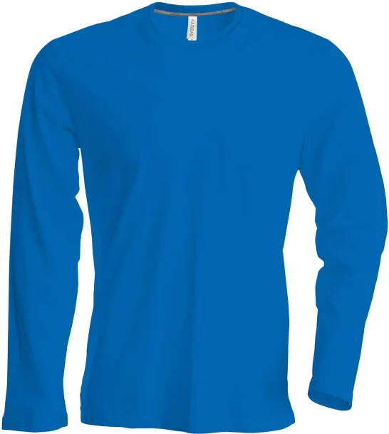  MEN'S LONG-SLEEVED CREW NECK T-SHIRT - Kariban Light Royal Blue