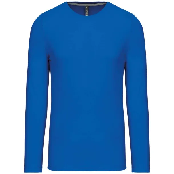  MEN'S LONG-SLEEVED CREW NECK T-SHIRT - Kariban Light Royal Blue