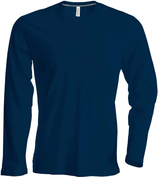  MEN'S LONG-SLEEVED CREW NECK T-SHIRT - Kariban Navy