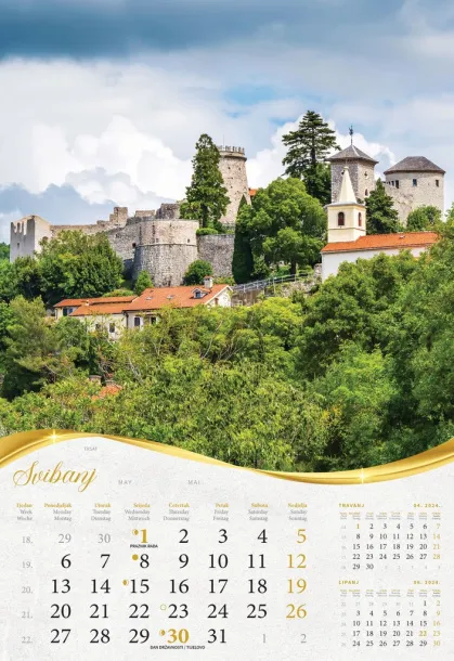  "TAJANSTVENA ISTRA I KVARNER" color calendar Color