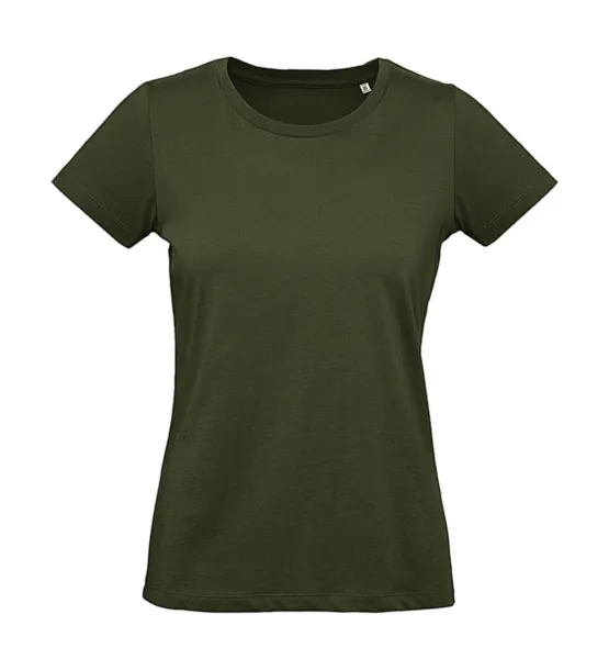  Organic Inspire Plus ženska kratka majica od organskog pamuka, 175 g/m² - B&C Urban Khaki