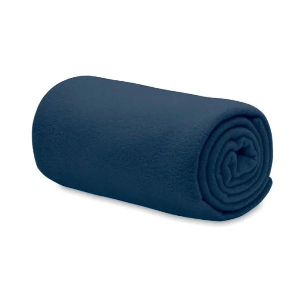 BOGDA RPET fleece blanket 130 gr/m² Blue