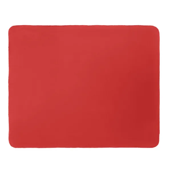 BOGDA RPET fleece blanket 130 gr/m² Red