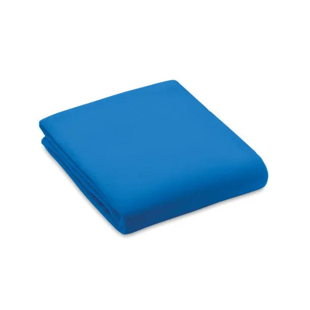 BOGDA RPET fleece blanket 130 gr/m² Royal blue