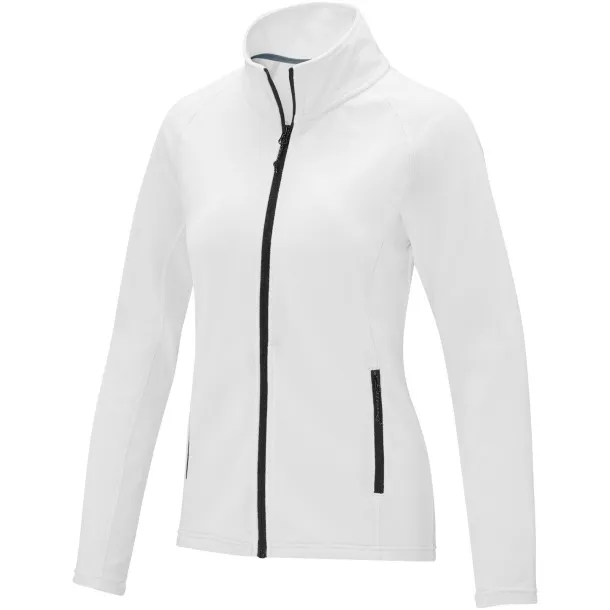 Zelus women's fleece jacket - Elevate Essentials White