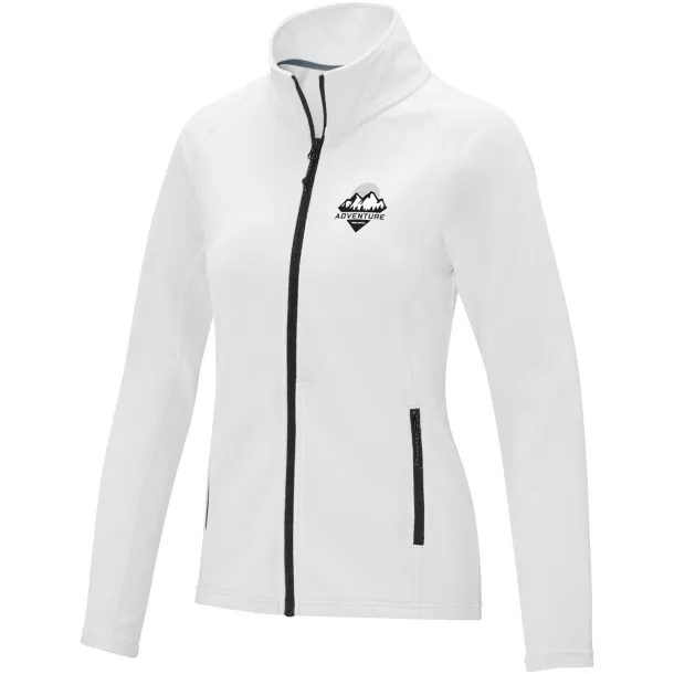 Zelus women's fleece jacket - Elevate Essentials White