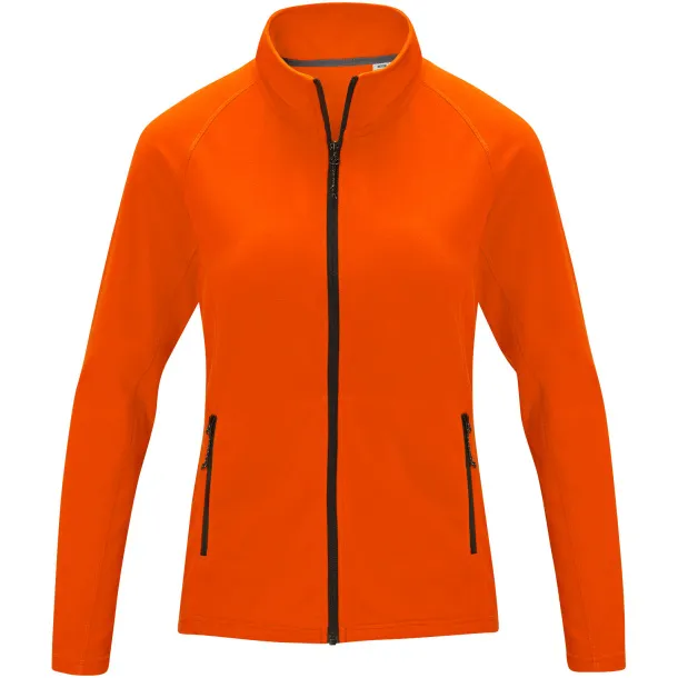 Zelus women's fleece jacket - Elevate Essentials Orange