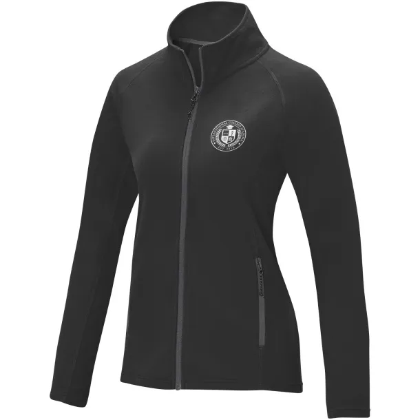 Zelus women's fleece jacket - Elevate Essentials Solid black