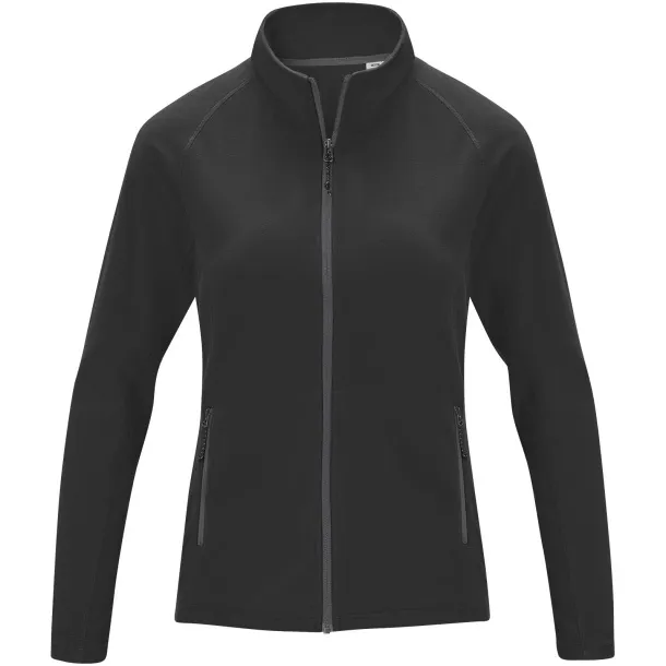 Zelus women's fleece jacket - Elevate Essentials Crna