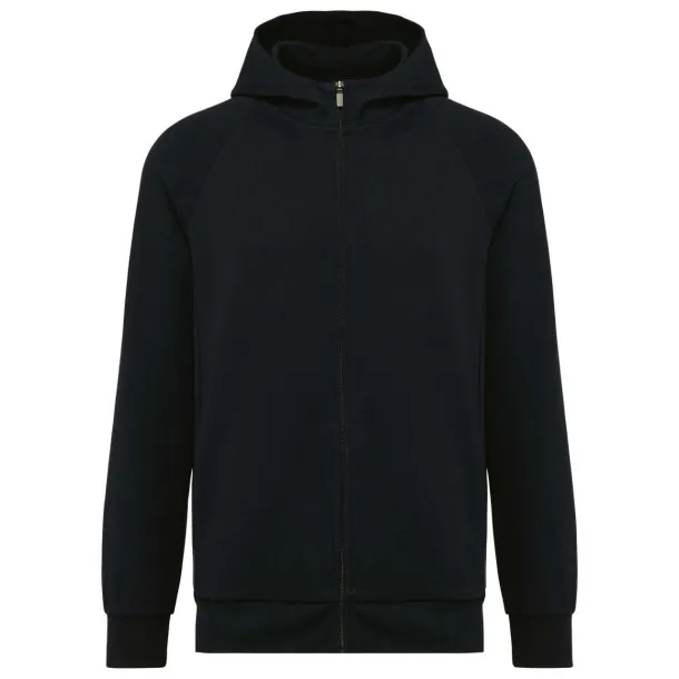  Muški hoodie sa zipom - Kariban Premium Crna