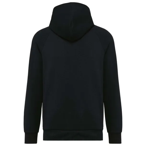  Muški hoodie sa zipom - Kariban Premium Crna