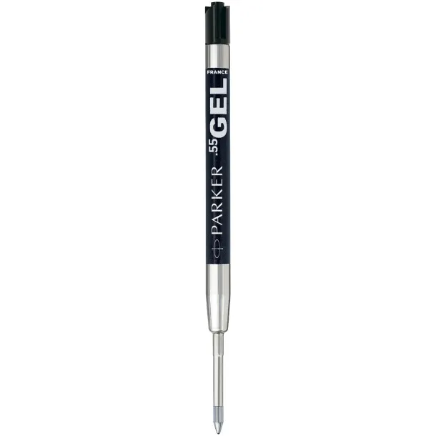 Gel ballpoint pen refill - Parker Silver Solid black