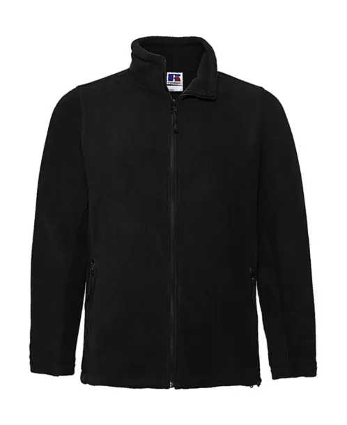  Men's Full Zip Outdoor Fleece - Russell Athletic Black