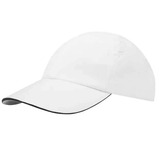 Morion 6 panel GRS recycled cool fit sandwich cap - Elevate NXT White