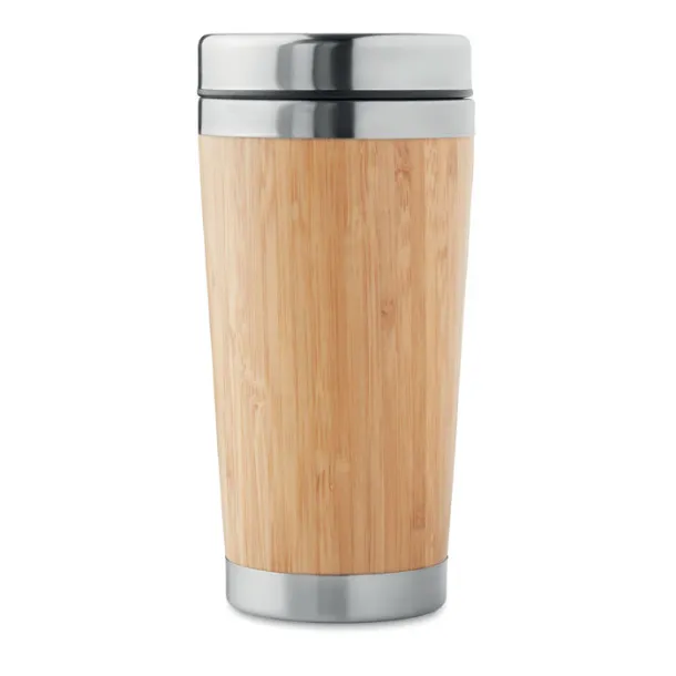 RODEODRIVE+ Bamboo double wall travel cup Wood