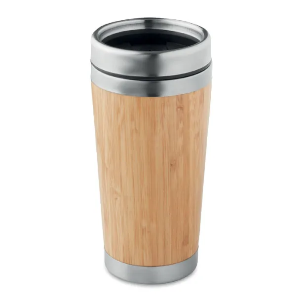 RODEODRIVE+ Bamboo double wall travel cup Wood