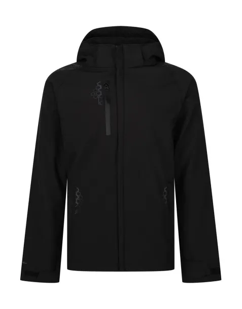  Repeller podstavljena softshell jakna s kapuljačom - Regatta Professional Crna