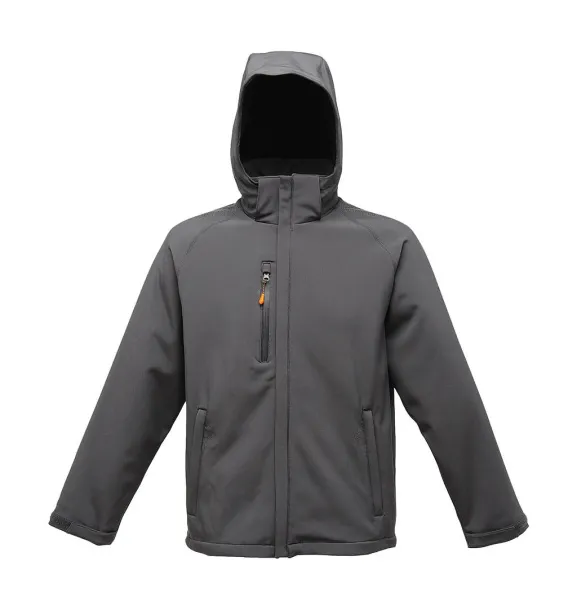  Repeller podstavljena softshell jakna s kapuljačom - Regatta Professional Seal Grey