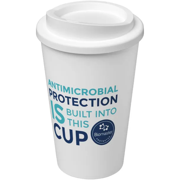 Americano® Pure 350 ml antimicrobial insulated tumbler - Unbranded White