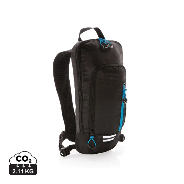  Explorer ribstop small hiking backpack 7L PVC free - XD Collection Black Blue