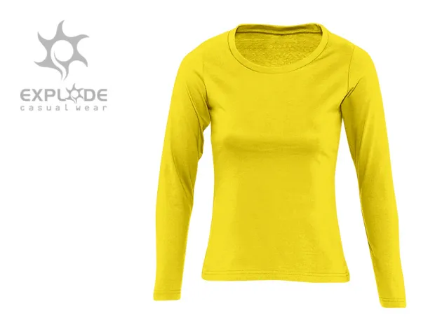 MISS women’s long sleeve shirt - EXPLODE Yellow