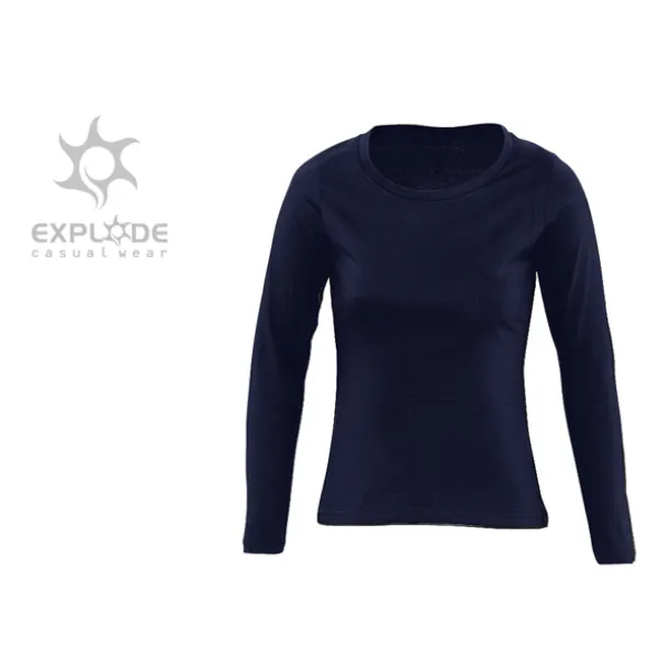 MISS Ženska majica dugih rukava, 160 g/m2 - EXPLODE Plava