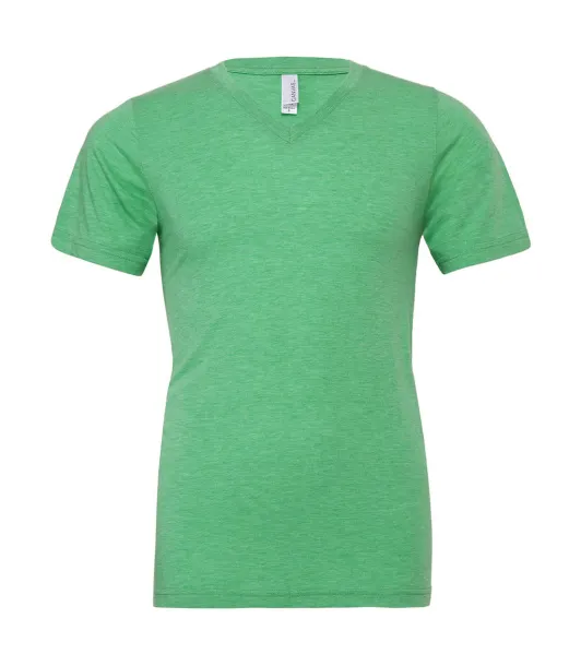  Unisex Triblend V-Neck T-Shirt - Bella+Canvas Green Triblend